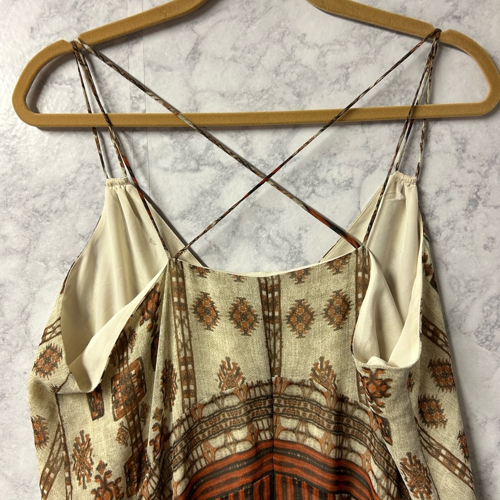 Lucky Brand Dress in Cream and Brown - Picture 3 of 8
